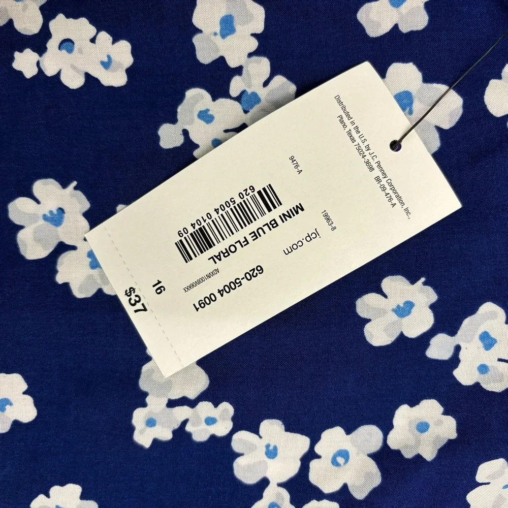 Floral skirt with ruffles, size 16